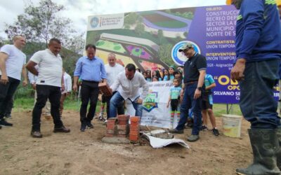 En Salazar se colocó la primera piedra para la construcción del patinódromo
