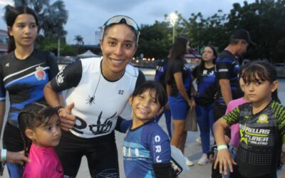 Luz Karime Garzón acompañó a los patinadores de Norte