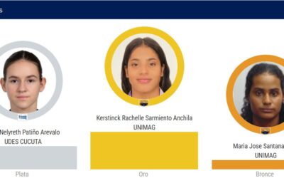 Sarah Patiño, medalla de plata en los Juegos ASCUN