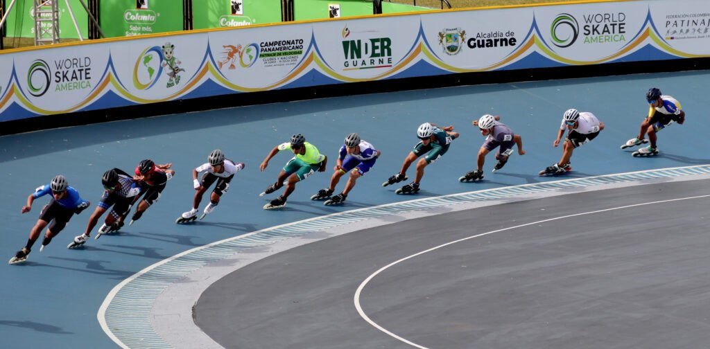 Mayores entraron en acción en el Panamericano de Patinaje