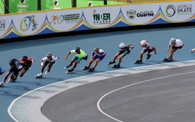 Mayores entraron en acción en el Panamericano de Patinaje